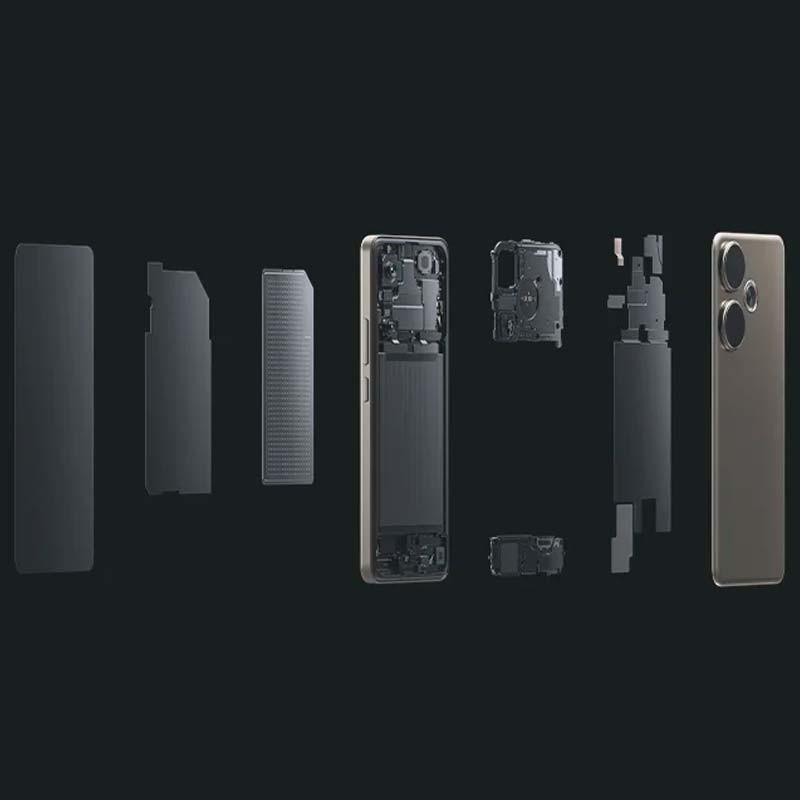 componentes del Teléfono móvil Xiaomi Poco F6 5G 12GB/512GB Color Titanio