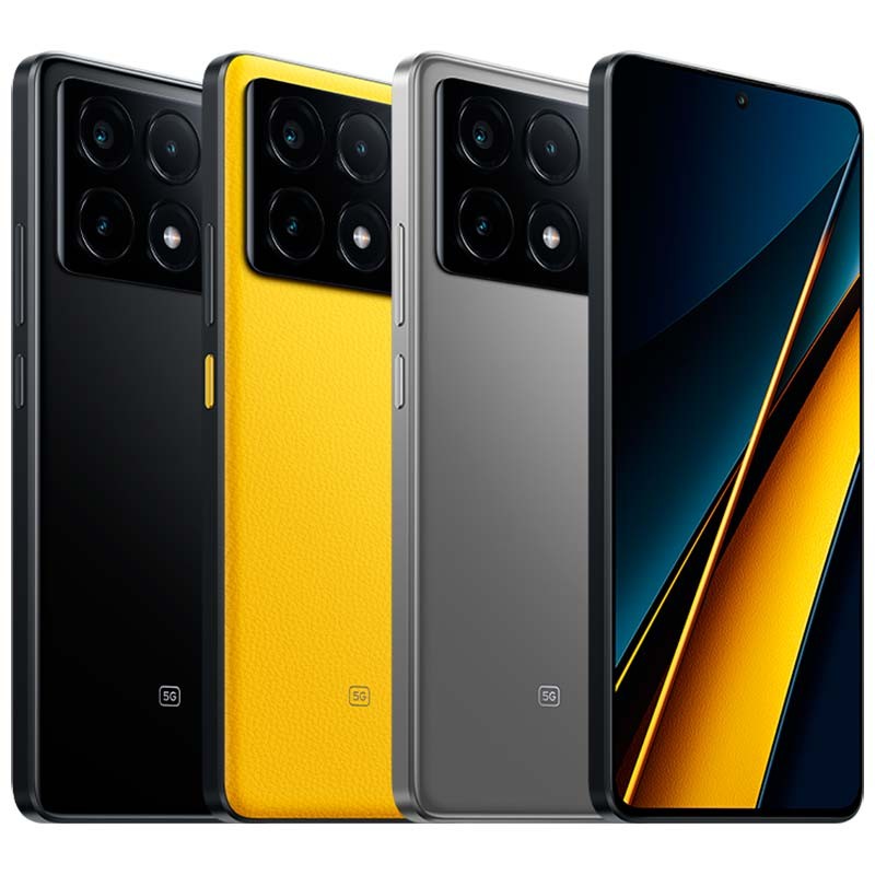 Teléfono móvil Xiaomi Poco X6 Pro 5G 12GB/512GB Amarillo y otros colores disponibles