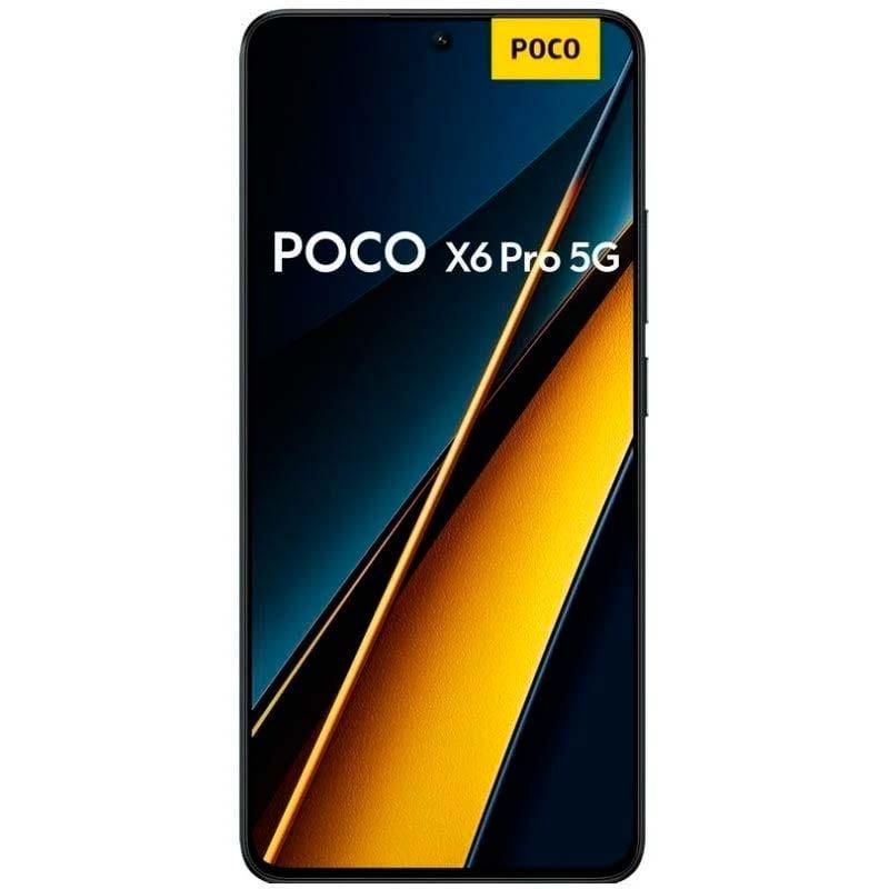 vista frontal del Teléfono móvil Xiaomi Poco X6 Pro 5G 12GB/512GB Amarillo