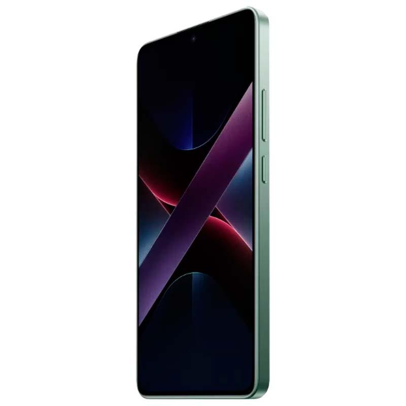 Xiaomi Poco X7 Pro 5G 12GB/256GB Verde - vista frontal y lateral derecho