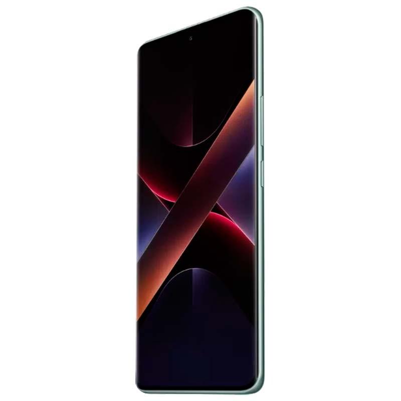 Xiaomi Poco X7 5G 8GB/256GB Verde - vista frontal y lateral derecho