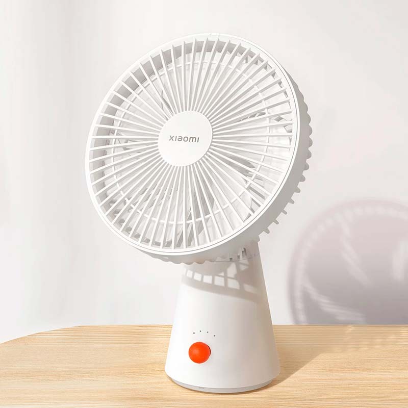 vista frontal del Ventilador Xiaomi Rechargeable Mini Fan
