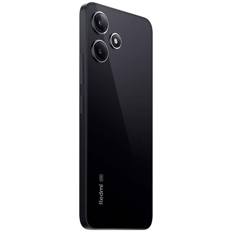 vista trasera y lateral derecho del Teléfono móvil Xiaomi Redmi 12 5G 4GB/128GB Negro