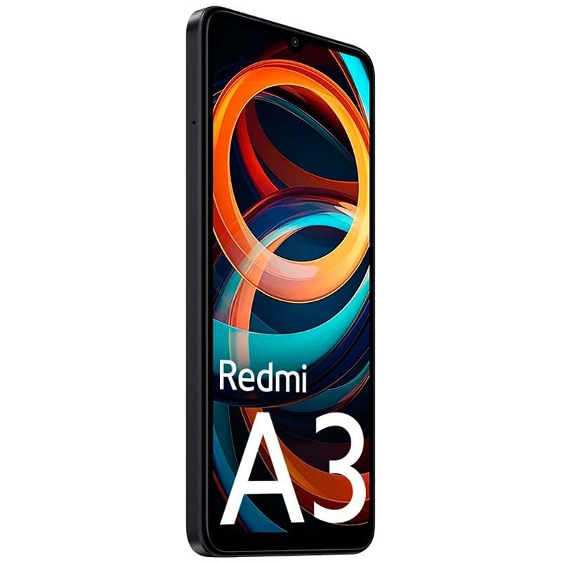vista frontal del Teléfono móvil Xiaomi Redmi A3 3GB/64GB Negro