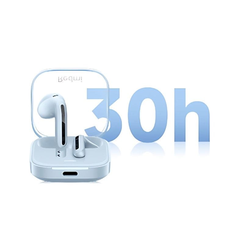 Capacité de la batterie du Xiaomi Redmi Buds 6 Active - Écouteurs Bluetooth