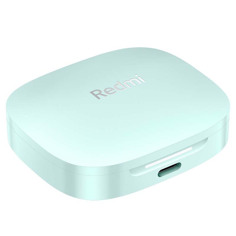 Xiaomi Redmi Buds 6 Verde - vista frontal y lateral del estuche