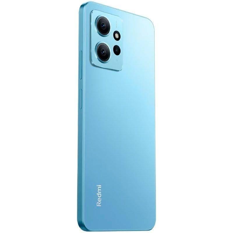 vista trasera y lateral del Teléfono móvil Xiaomi Redmi Note 12 4G 4GB/128GB Azul