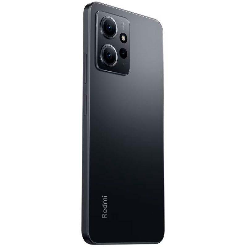 vista traseira e lateral do Xiaomi Redmi Note 12 4G 4GB/128GB Gray Mobile Phone