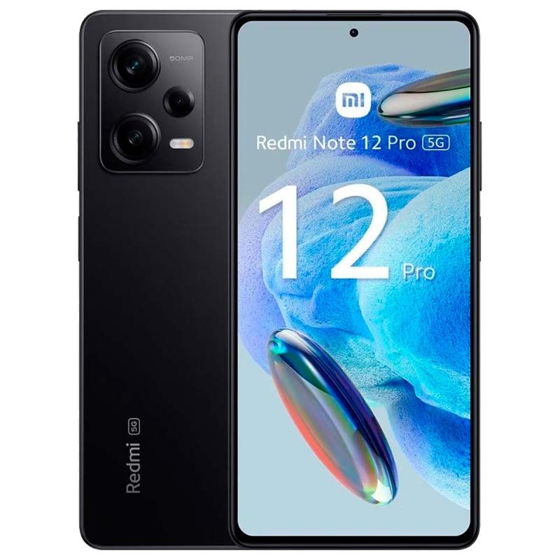Teléfono móvil Xiaomi Redmi Note 12 Pro 5G 8GB/128GB Negro - Clase B Reacondicionado