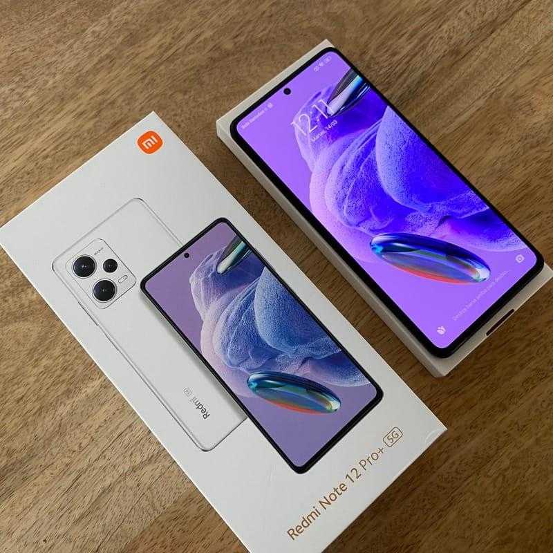 Xiaomi Redmi Note 12 Pro+ 5G 8GB/256GB Negro Foto real del frontal con la caja