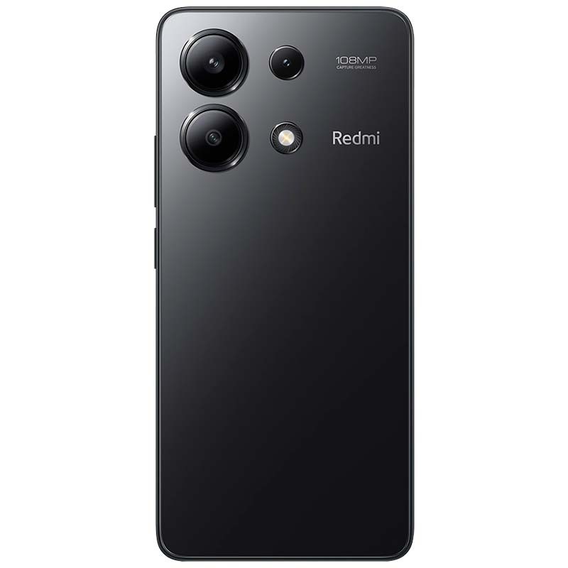 vista trasera del Teléfono móvil Xiaomi Redmi Note 13 4G 6GB/128GB Negro