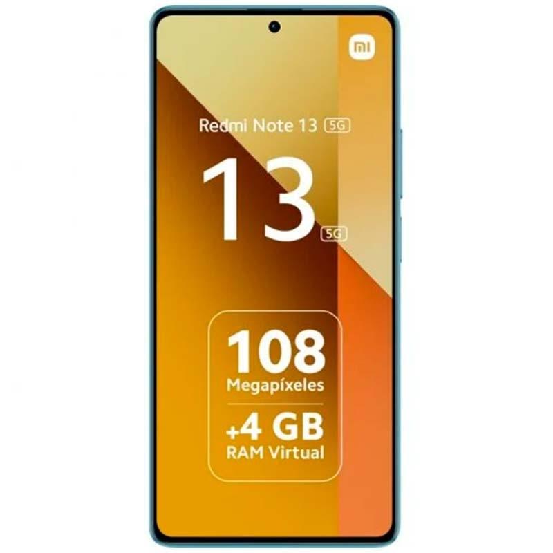 vista frontal del Teléfono móvil Xiaomi Redmi Note 13 5G 8GB/256GB Azul