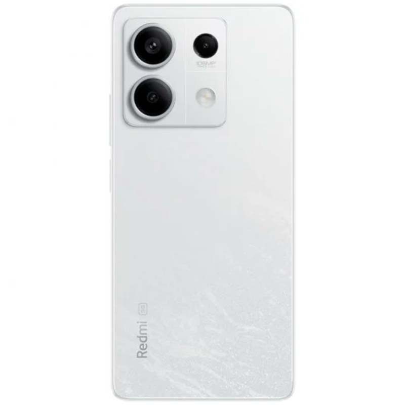 Vista traseira do telemóvel Xiaomi Redmi Note 13 5G 8GB/256GB Branco
