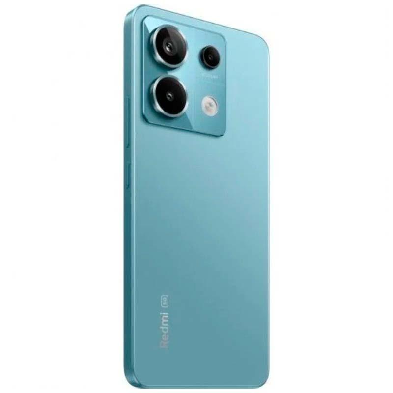 vista trasera y lateral del Teléfono móvil Xiaomi Redmi Note 13 Pro 5G 8GB/256GB Azul