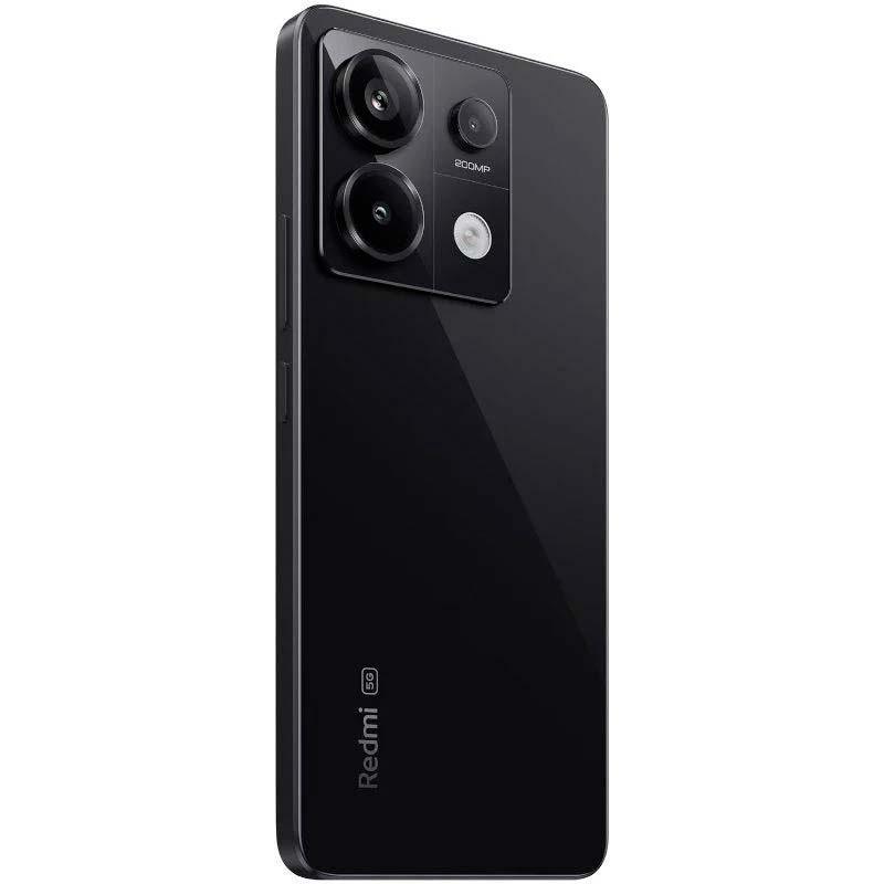 vista trasera y lateral del Teléfono móvil Xiaomi Redmi Note 13 Pro 5G 8GB/256GB Negro