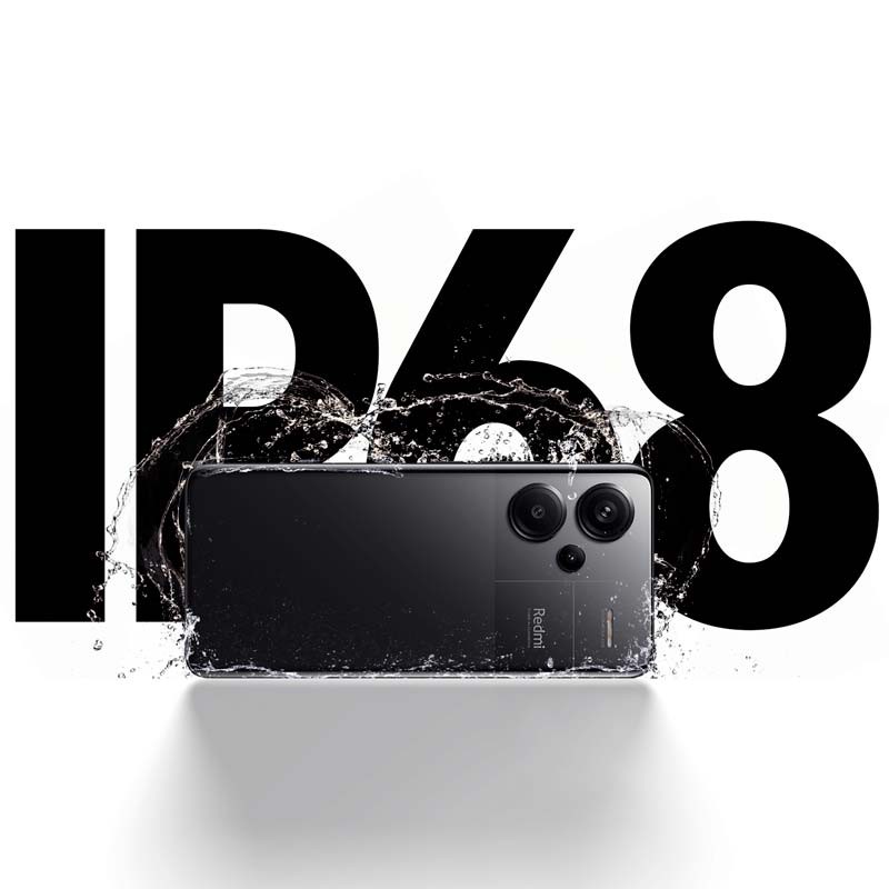 resistencia al agua del Teléfono móvil Xiaomi Redmi Note 13 Pro+ 5G 12GB/512GB Negro