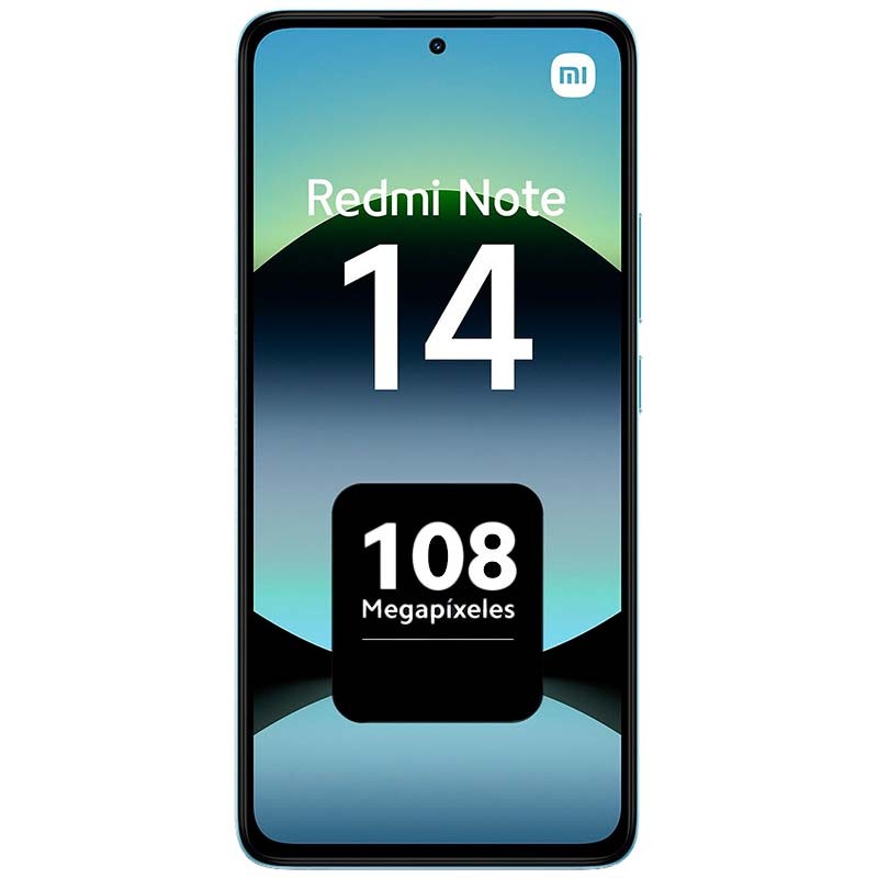 Xiaomi Redmi Note 14 4G 6GB/128GB Azul - vista frontal