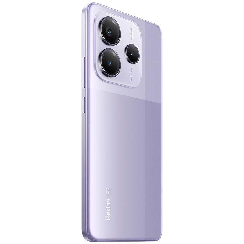 Xiaomi Redmi Note 14 5G 8GB/256GB Lavanda - vista trasera y lateral