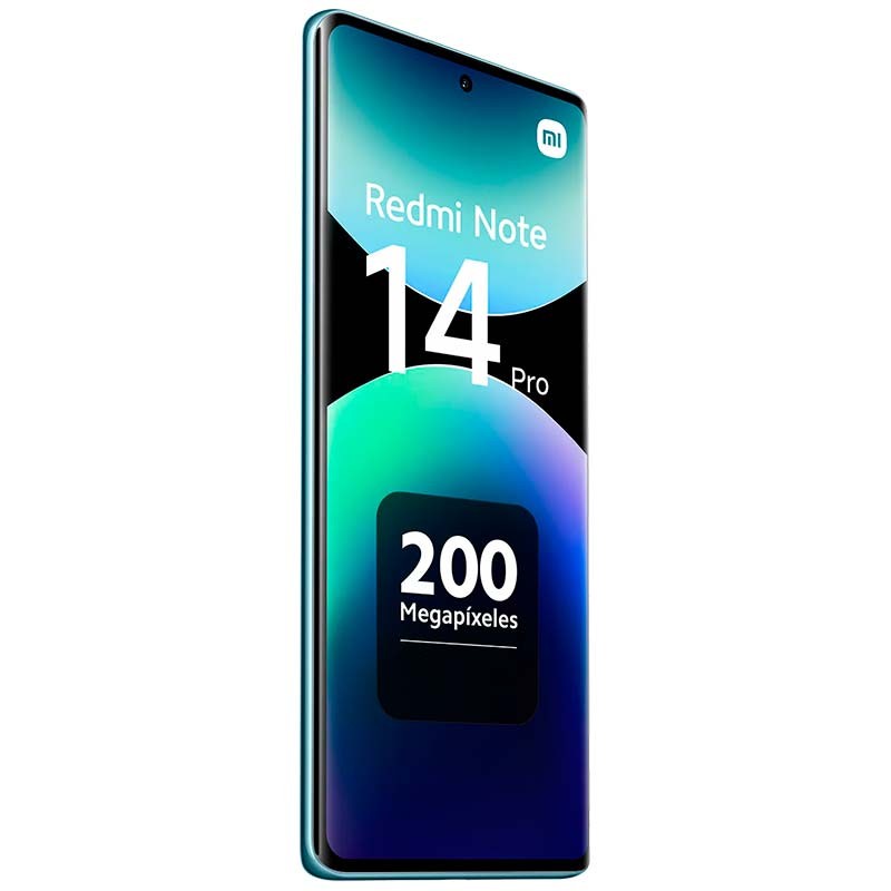 Xiaomi Redmi Note 14 Pro 4G 8GB/256GB Azul - vista frontal y lateral