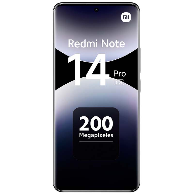 Xiaomi Redmi Note 14 Pro 5G 12GB/512GB Negro - vista frontal
