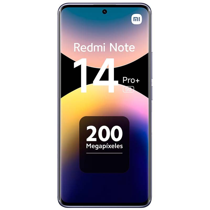 Frontal de Xiaomi Redmi Note 14 Pro Plus 5G12GB/256GB Lila - Teléfono móvil