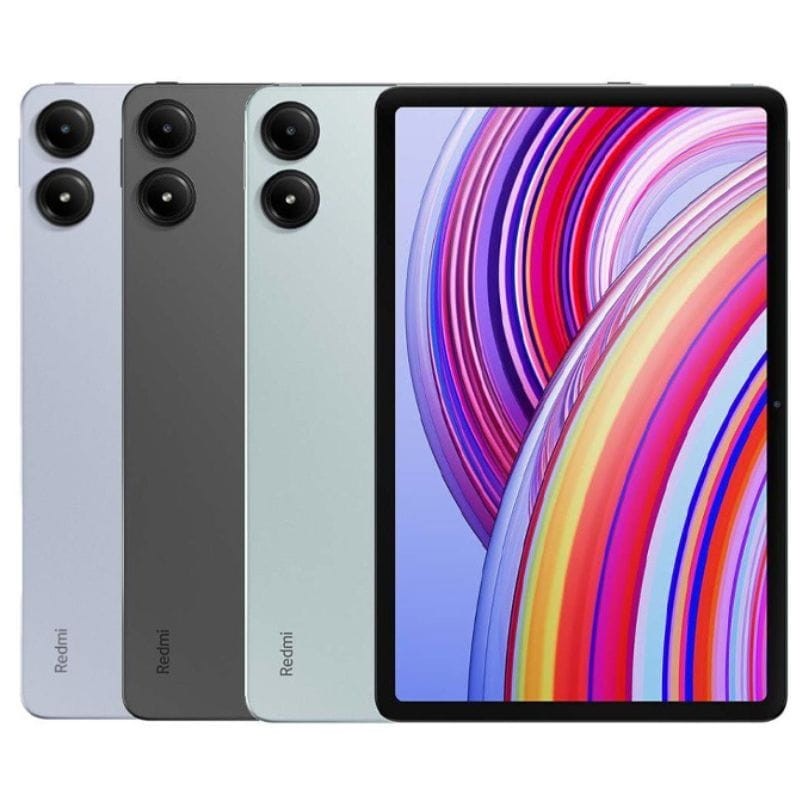 Vista múltiple de los colores disponibles de la tablet Xiaomi Redmi Pad Pro 5G 12.1 6GB/128GB Verde