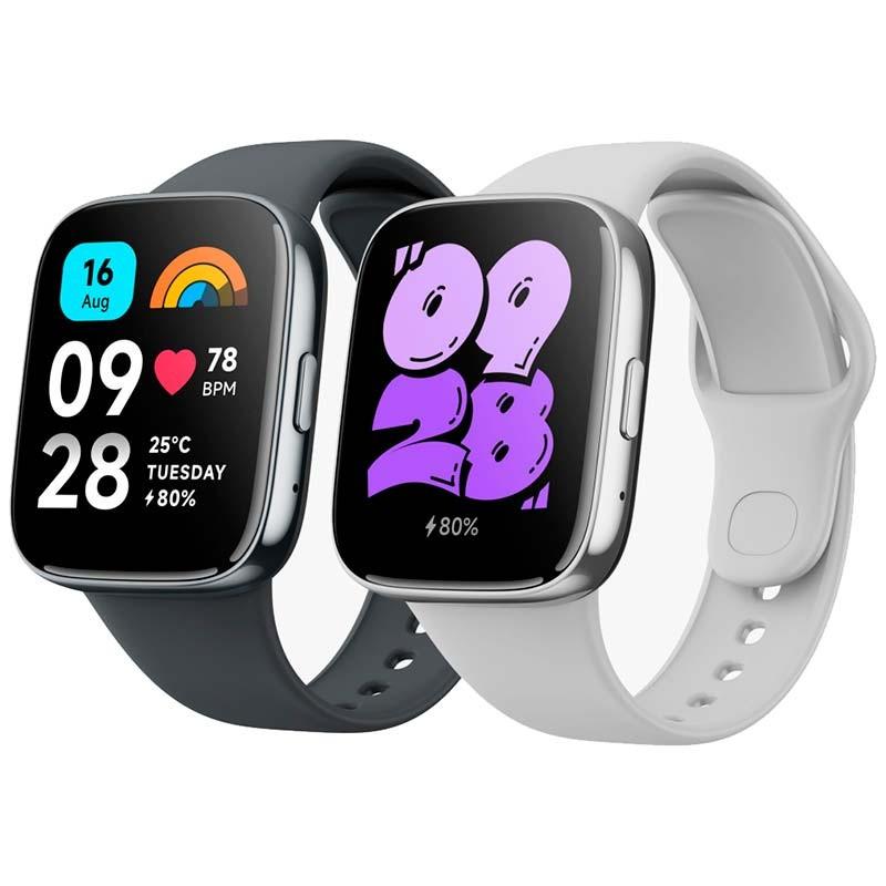 Smartwatch Xiaomi Redmi Watch 3 Active Preto e Prateado