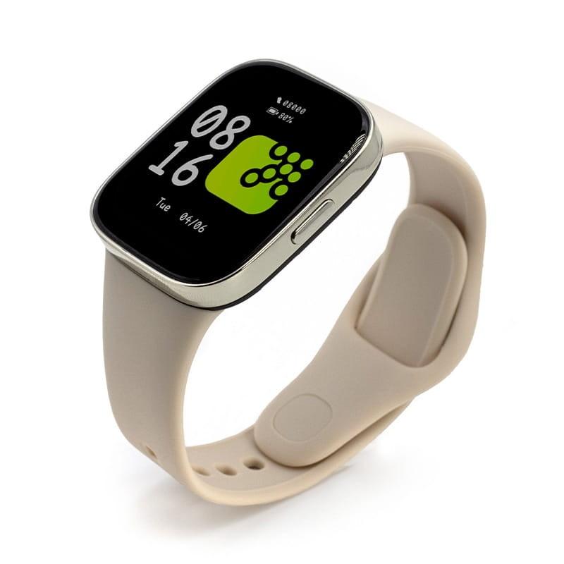 Reloj inteligente Xiaomi Redmi Watch 3 Blanco Vista frontal con logo