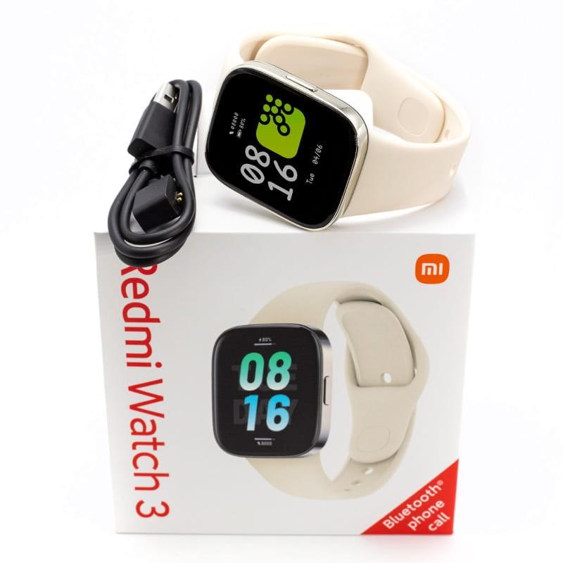 Reloj inteligente Xiaomi Redmi Watch 3 Blanco caja y accesorios