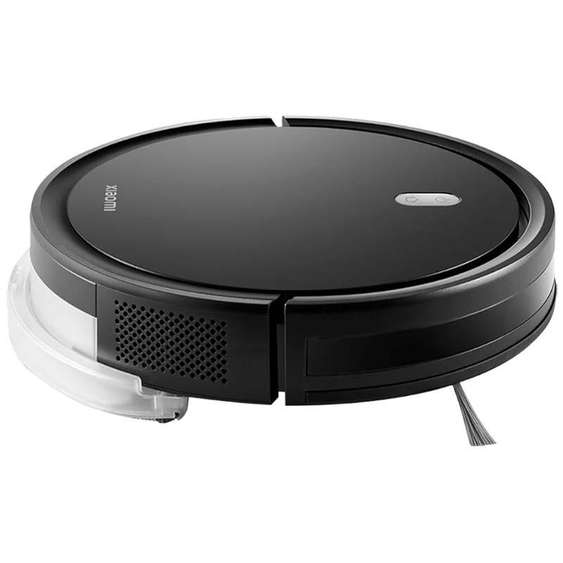 vista lateral de la Aspiradora Xiaomi Robot Vacuum E5 Negro