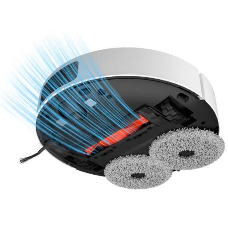 vista inferior de la Aspiradora Xiaomi Robot Vacuum S20+ Negro