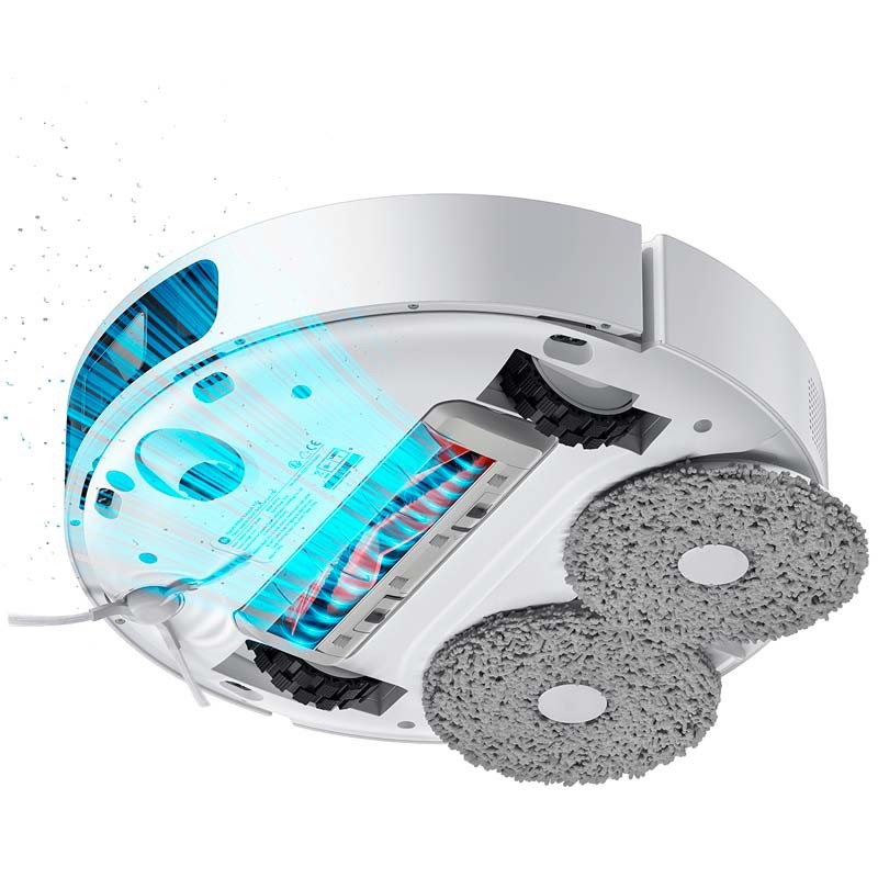 função de limpeza do aspirador de pó robô Xiaomi Robot Vacuum X10+