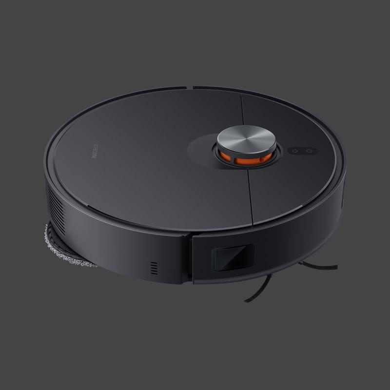 Lateral de Xiaomi Robot Vacuum X20 Max con Base de autolimpieza Negro - Aspiradora Robot