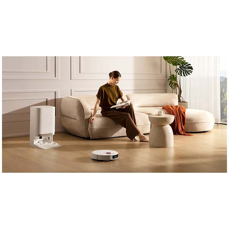 photo réelle de l'Aspirateur Robot Xiaomi Robot Vacuum X20+ Blanc