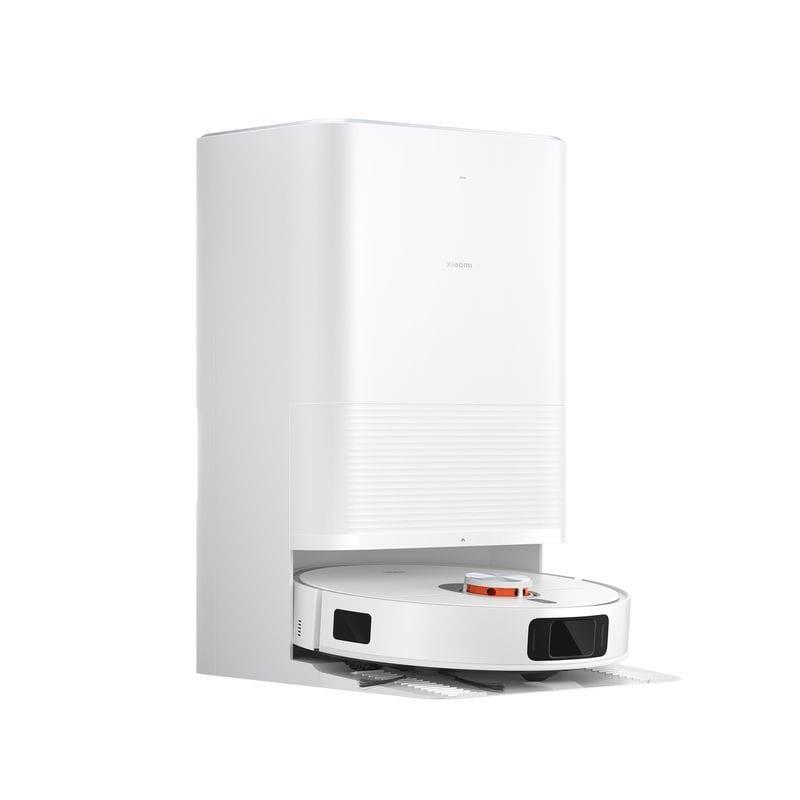 Lateral de Xiaomi Robot Vacuum X20 Pro con Base de autolimpieza Blanco - Aspiradora Robot