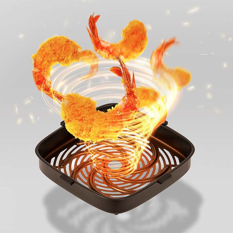 diseño de bandeja de la Freidora de Aire Xiaomi Smart Air Fryer 4.5L Blanco