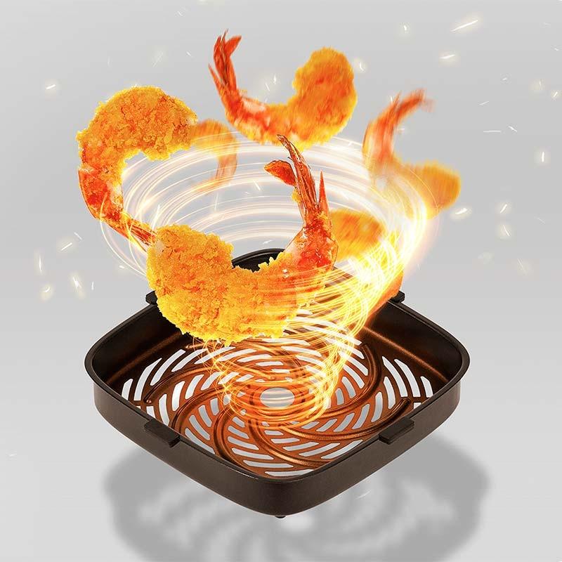 diseño de bandeja de la Freidora de Aire Xiaomi Smart Air Fryer 4.5L Blanco
