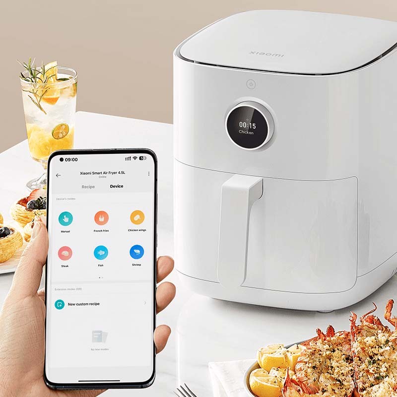 app de la Freidora de Aire Xiaomi Smart Air Fryer 4.5L Blanco