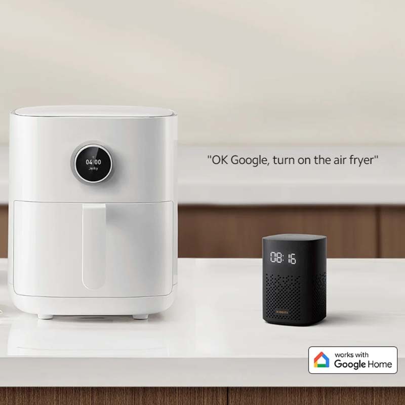 control por voz de la Freidora de Aire Xiaomi Smart Air Fryer 4.5L Blanco