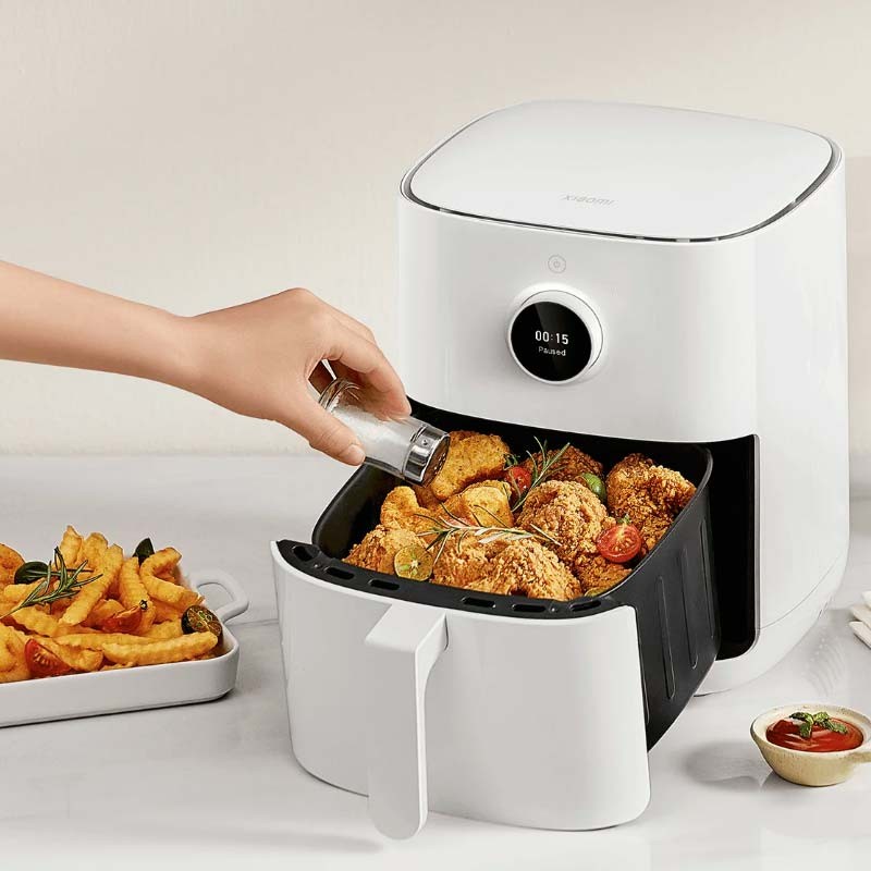 interior de la Freidora de Aire Xiaomi Smart Air Fryer 4.5L Blanco