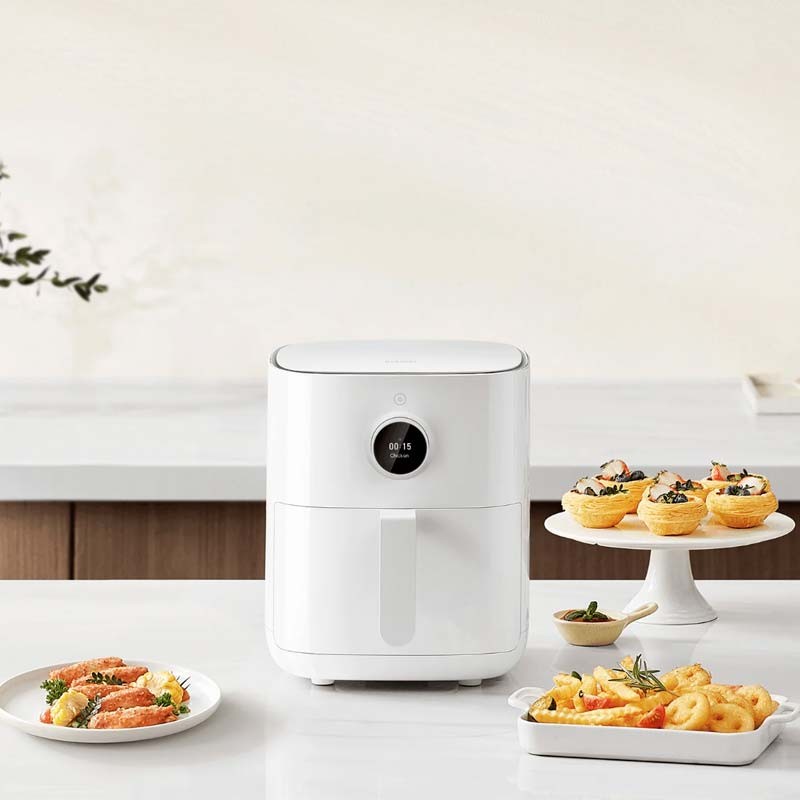 fotografía real de la Freidora de Aire Xiaomi Smart Air Fryer 4.5L Blanco
