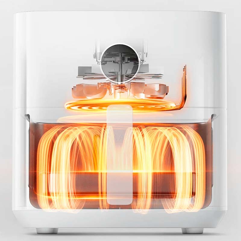 circulación de aire de la Freidora de Aire Xiaomi Smart Air Fryer 5.5L Blanco