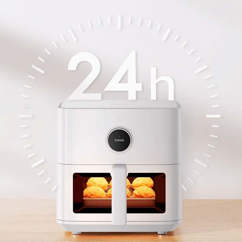 programación de la Freidora de Aire Xiaomi Smart Air Fryer 5.5L Blanco