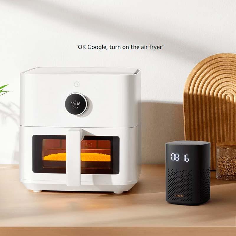 control por voz de la Freidora de Aire Xiaomi Smart Air Fryer 5.5L Blanco