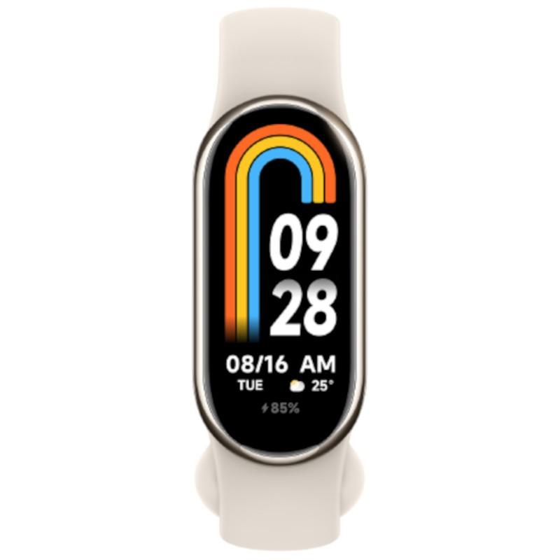 Pulsera de actividad Xiaomi Smart Band 8 Dorado vista frontal