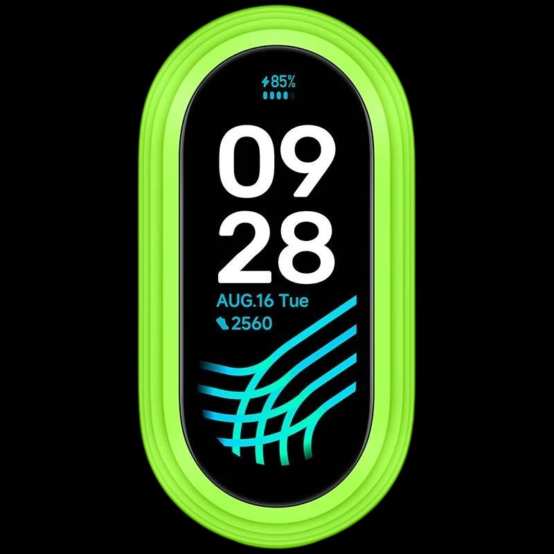 Xiaomi Smart Band 8 Running Clip Negro+Verde