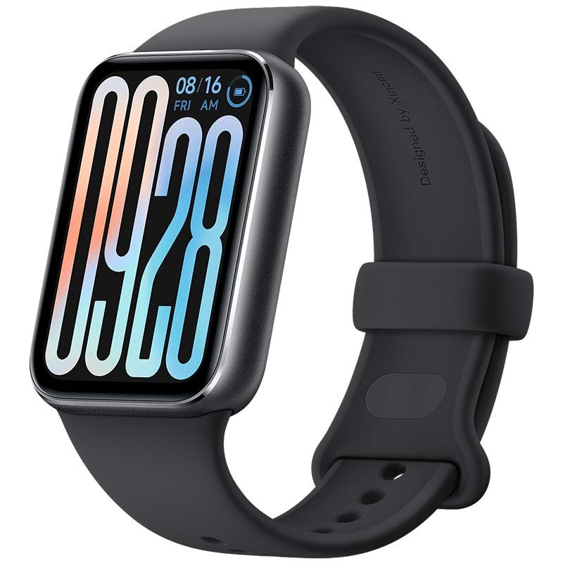 Xiaomi Mi Smart Band 9 Pro Negro - vista frontal y lateral