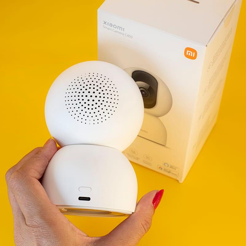 Foto real trasera del tamaño de la Cámara de Seguridad Xiaomi Smart Camera C400 Wifi 2.5K
