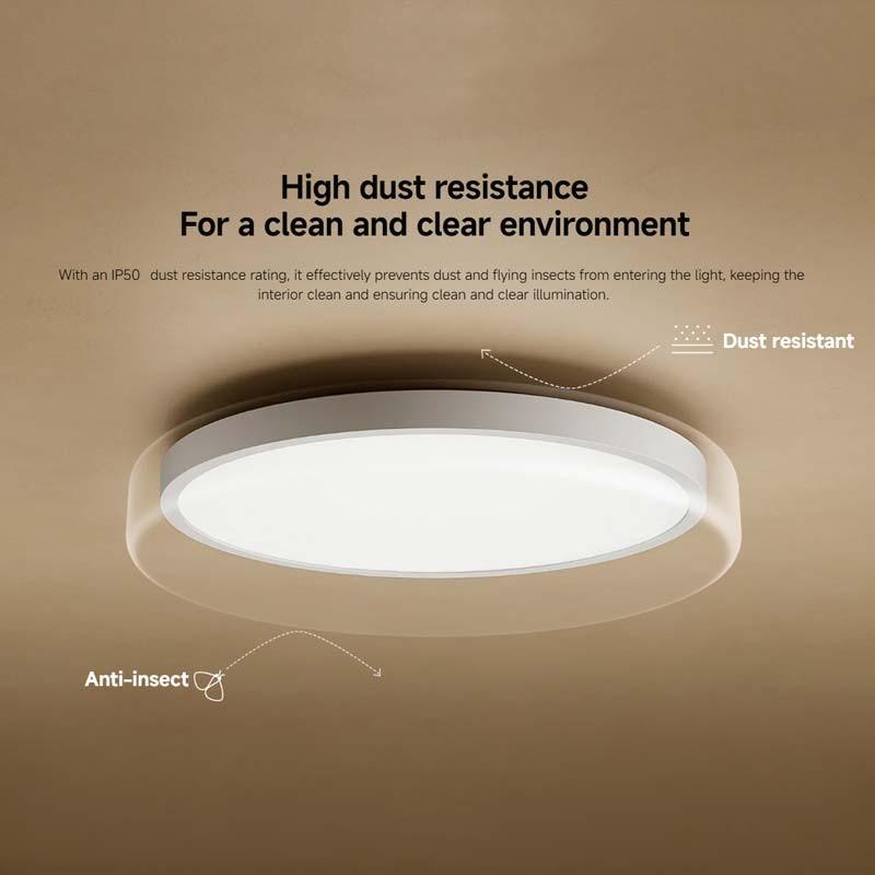 Xiaomi Smart Ceiling Light D40 - resistencia IP5X al polvo