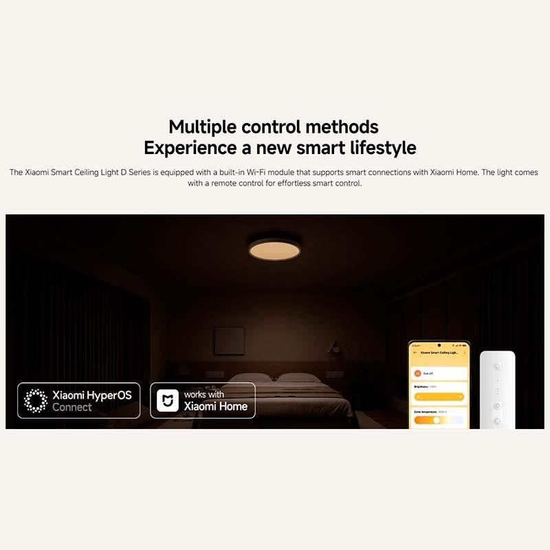 Xiaomi Smart Ceiling Light D40 - control vía APP